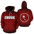 Chuuk All Over Hoodie Red Fog Style Unisex Red - Polynesian Pride