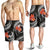 Pohnpei Micronesian Men Shorts - Black Plumeria - Polynesian Pride