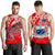 Samoa Polynesian Men's Tank Top - Independence Day Red Version - Polynesian Pride