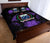 Samoa Polynesian Quilt Bed Set Hibiscus Purple - Polynesian Pride