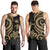 Samoa Men's Tank Top - Gold Tentacle Turtle - Polynesian Pride