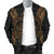 Palau Polynesian Men's Bomber Jacket Map Gold - Polynesian Pride