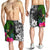 New Caledonia Men Shorts - Turtle Plumeria Banana Leaf - Polynesian Pride