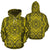 Hawaii Hoodie Polynesian Symmetry Yellow Pullover - Polynesian Pride