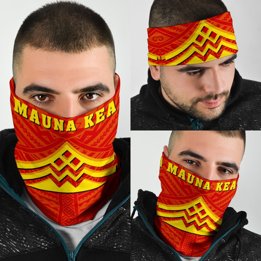 Hawaii Culture Polynesian Mauna Kea Bandana 3 - Pack - AH - Red One Size Red - Polynesian Pride