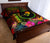 YAP Polynesian Personalised Quilt Bed Set - Hibiscus and Banana Leaves - Polynesian Pride