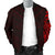 Maori Samoan Tattoo Men Bomber Jacket Red Version - Polynesian Pride