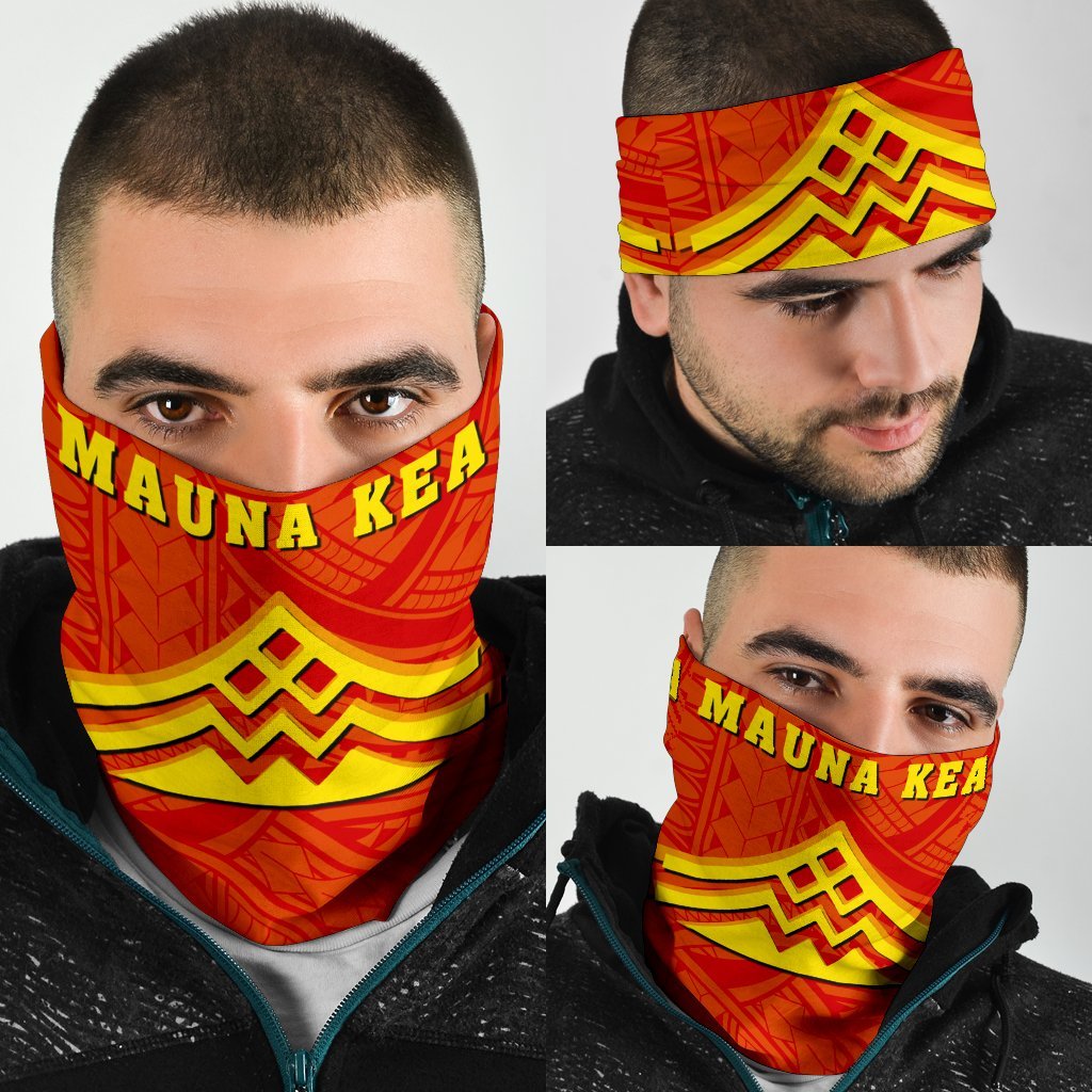 Hawaii Mauna Kea Bandana 3 - Pack - AH - Red One Size Red - Polynesian Pride