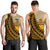 Samoa Men's Tank Top - Polynesian Wild Style Gold - Polynesian Pride