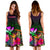 Polynesian Hawaii Kanaka Maoli Midi Dress - Summer Hibiscus - Polynesian Pride