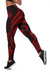 New Caledonia Women's Leggings - Red Tentacle Turtle - Polynesian Pride