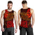 Chuuk Men's Tank Top - Red Shark Polynesian Tattoo Red - Polynesian Pride