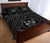 Fiji Quilt Bed Set - Fiji Seal With Polynesian Tattoo Style (Black) - Polynesian Pride