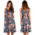 Hawaii Tropical Butterfly Pink Midi Dress - Polynesian Pride