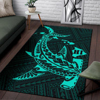 Hawaii Hammerhead Shark Polynesian Rug - Polynesian Pride