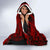 Cook Islands Hooded Blanket - Polynesian Tattoo Red - Polynesian Pride