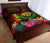 Federated States of Micronesia Polynesian Quilt Bed Set - Hibiscus and Banana Leaves - Polynesian Pride