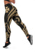 Wallis and Futuna Women's Leggings - Gold Tentacle Turtle - Polynesian Pride