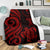 Chuuk Micronesian Premium Blanket - Red Tentacle Turtle - Polynesian Pride