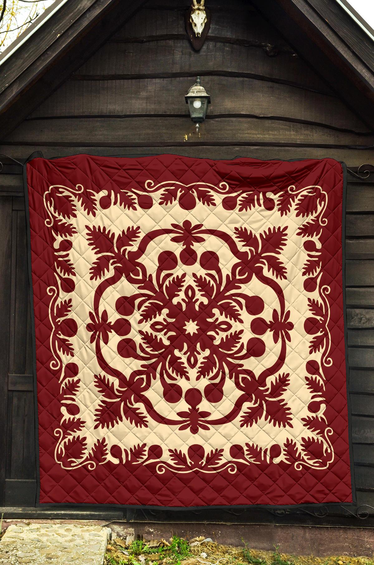 Hawaiian Quilt Royal Premium Quilt - Polynesian Pride