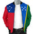 Samoa Flag With Solomon Flag Men's Bomber Jacket - Polynesian Pride