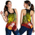 Kosrae Women's Racerback Tank - Humpback Whale with Tropical Flowers (Yellow) Yellow - Polynesian Pride