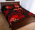 Samoa Polynesian Quilt Bed Set - Red Plumeria - Polynesian Pride