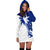 Chuuk Hoodie Dress - Chuuk Flag Coconut Tree K4 - Polynesian Pride