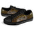 Cook Islands Low Top Shoes - Polynesian Boar Tusk - Polynesian Pride