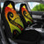 Papua New Guinea Car Seat Covers - PNG Bird And Polynesian Decorative Pattern - Polynesian Pride