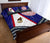 American Samoa Polynesian Quilt Bed Set - American Samoa Flag And - Polynesian Pride