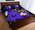 Hawaii Turtle Purple Hibiscus Polynesian Quilt Bed Set - Anne Style - AH - Polynesian Pride