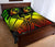 Guam Polynesian Quilt Bed Set - Guam Reggae Seal with Polynesian Tattoo - Polynesian Pride