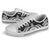 New Caledonia Low Top Canvas Shoes - White Tentacle Turtle - Polynesian Pride