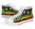 New Caledonia High Top Canvas Shoes - Reggae Tentacle Turtle - Polynesian Pride