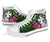 Wallis and Futuna High Top Shoes - Turtle Plumeria Banana Leaf - Polynesian Pride