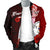 Niue Polynesian Custom Personalised Men's Bomber Jacket - Coat Of Arm With Hibiscus - Polynesian Pride