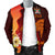 Fiji Men's Bomber Jacket - Tribal Tuna Fish - Polynesian Pride