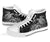 American Samoa Polynesian High Top Shoes - Polynesian Turtle (Silver) - Polynesian Pride