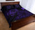 Hawaii Sea Turtle Is Swimming Toward Quilt Bed Set Purple - Polynesian Pride