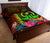 Vanuatu Polynesian Quilt Bed Set - Hibiscus and Banana Leaves - Polynesian Pride