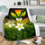 Kanaka Maoli (Hawaiian) Premium Blanket, Polynesian Plumeria Banana Leaves Reggae - Polynesian Pride