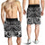 Fiji Men's Shorts - White Shark Polynesian Tattoo - Polynesian Pride