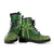 Celtic Leather Boots - Ireland Celtic Cross With Knot Leather Boots - Polynesian Pride