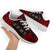 Northern Mariana Islands Sport Sneakers - Polynesian Tattoo Red - Polynesian Pride