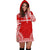 Tonga Women's Hoodie Dress - Polynesian Flag Chief - Polynesian Pride