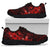 Polynesian Hawaii Kanaka Maoli Sneakers - Humpback Whale with Hibiscus (Red) - Polynesian Pride