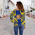 Tokelau Women's Off Shoulder Sweater - Polynesian Tattoo Flag - Polynesian Pride