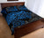 Tahiti Polynesian Quilt Bed Set - Blue Turtle Hibiscus Flowing - Polynesian Pride