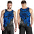 Samoa Polynesian Men's Tank Top - Blue Turtle - Polynesian Pride